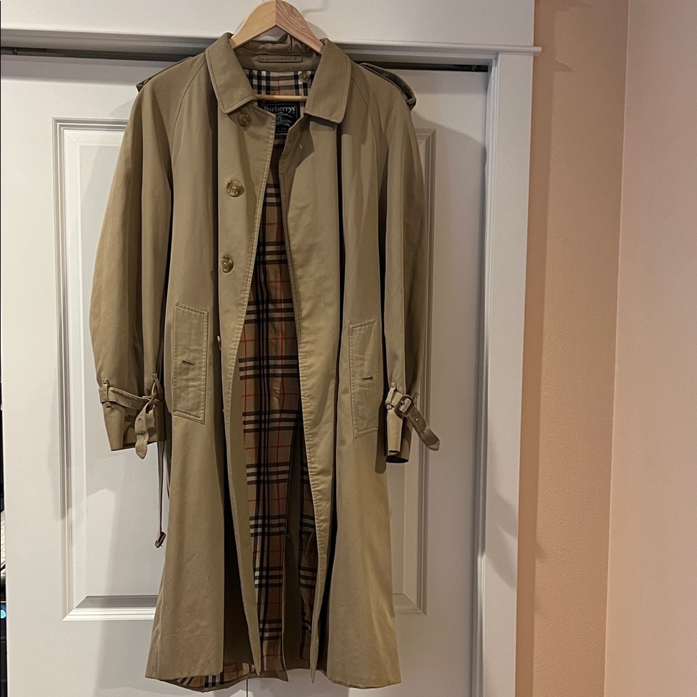 Burberry Authentic Tan Trench Coat